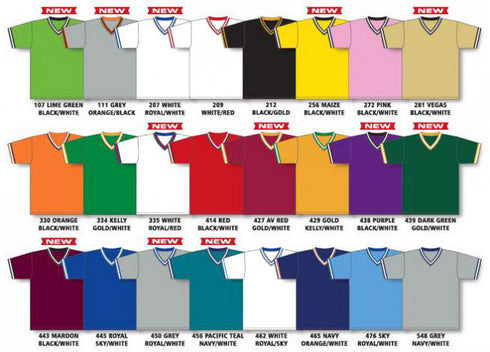 Athletic Knit V-Neck Baseball Jersey with Knitted Trim (BA1333)